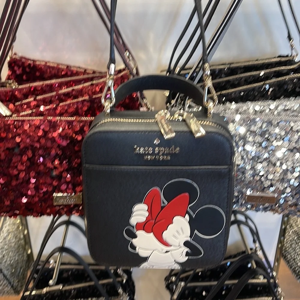 Kate Spade Disney X Kate Spade New York Minnie Mouse Daisy Vanity Crossbody Bag - Picture 6 of 16